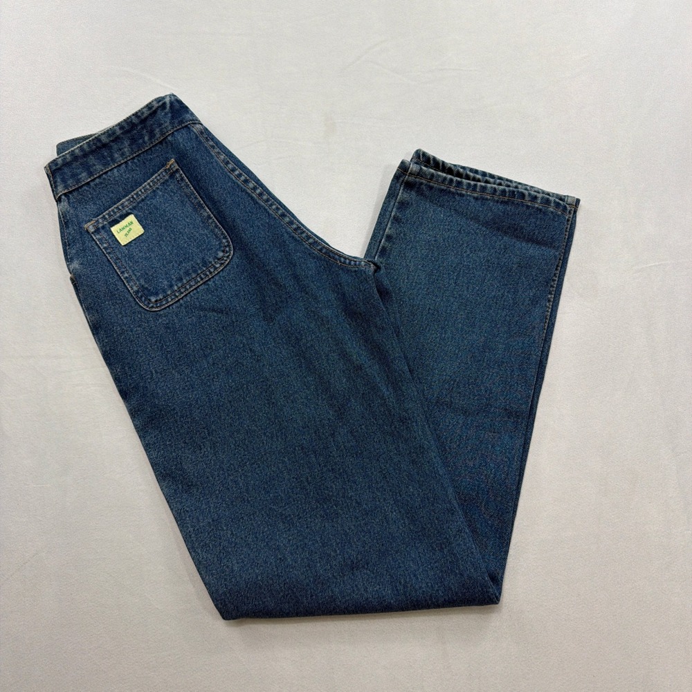 Lawman Jeans High Waisted Vintage Crossover Back Denim Blue Womens Size 3